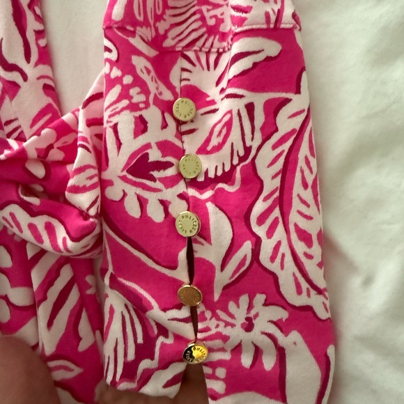 Lilly Pulitzer pink and white maxi dress worn once - Picture 3 of 11